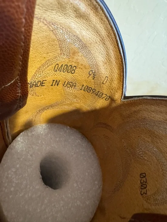 Tony Lama Lizard Cowboy Boots Men’s Western Leather USA Made Size 9.5D - Picture 11 of 13